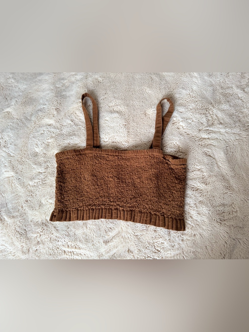 American Eagle smocked 100% cotton tiny tank size small
